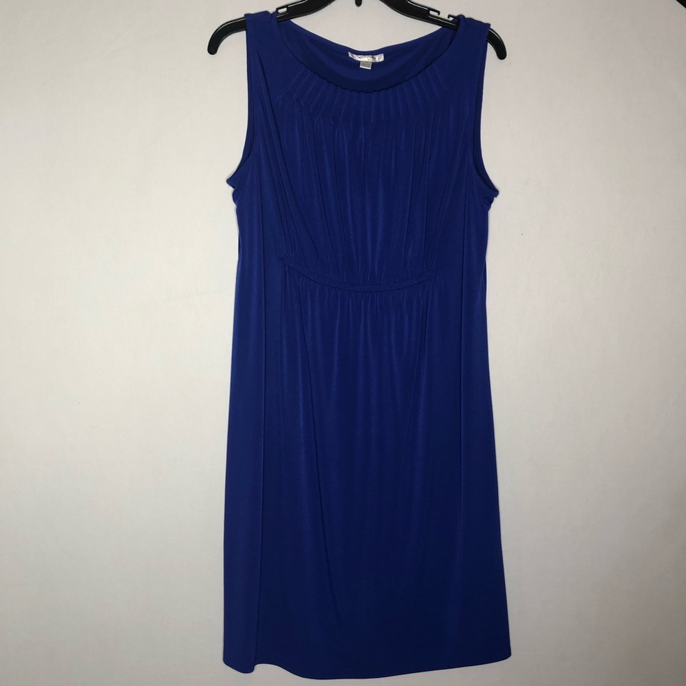 Dress Barn Royal Blue Sleeveless Dress